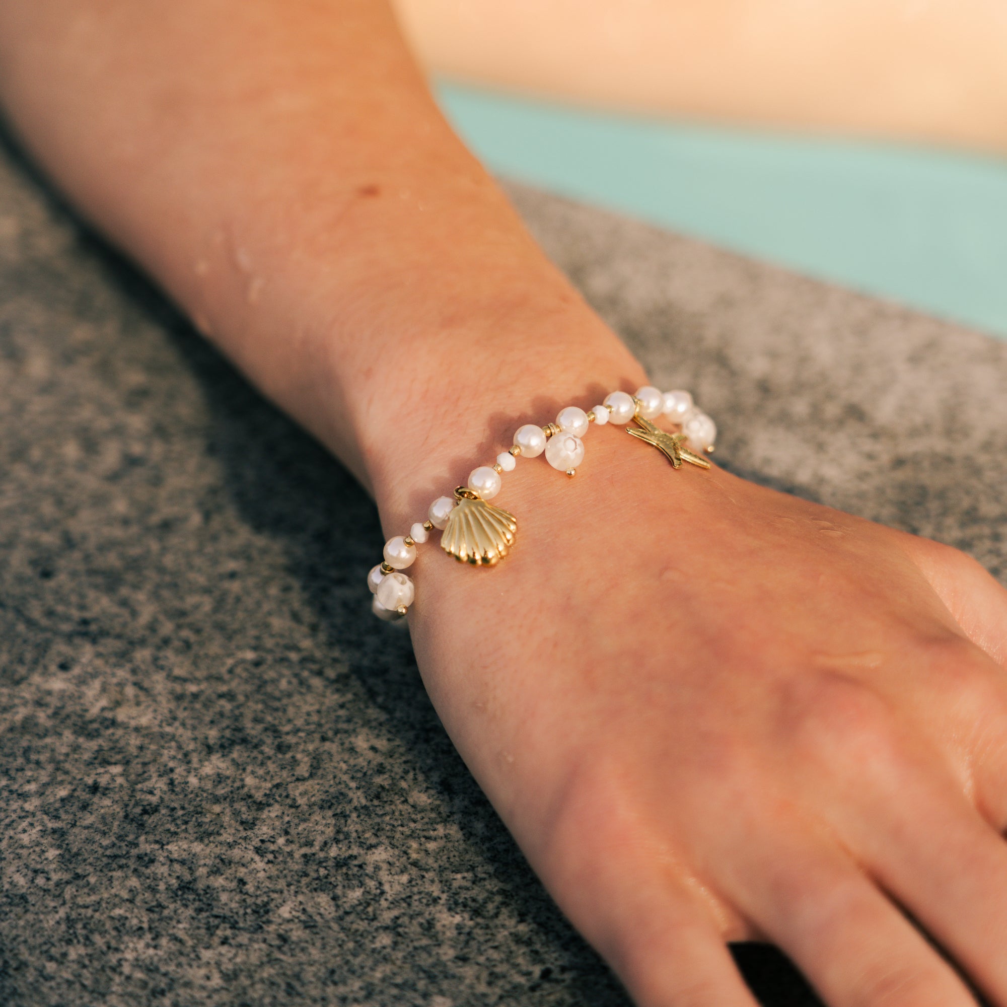 Summer pearls - ARMBAND