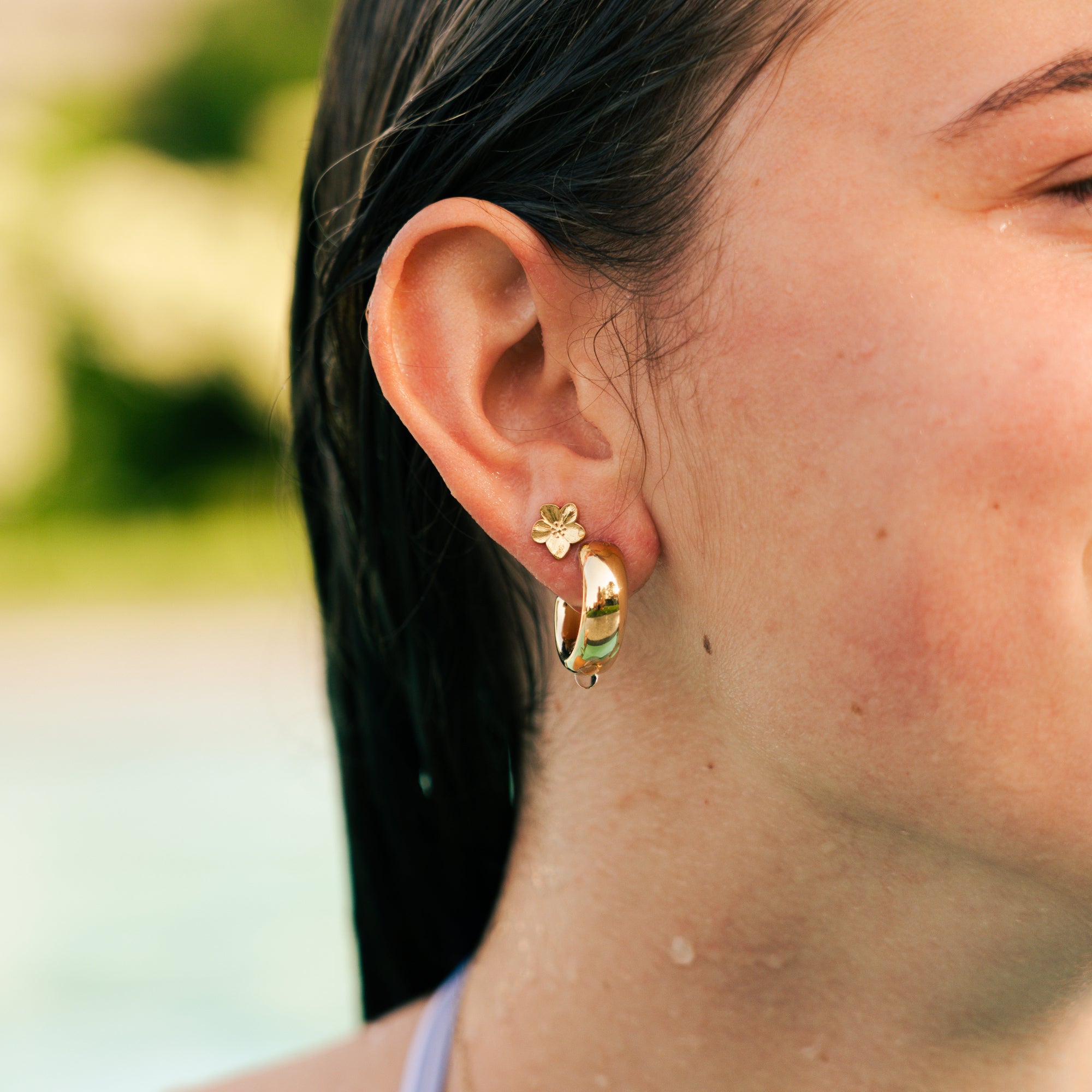 Flower stud - OORBEL
