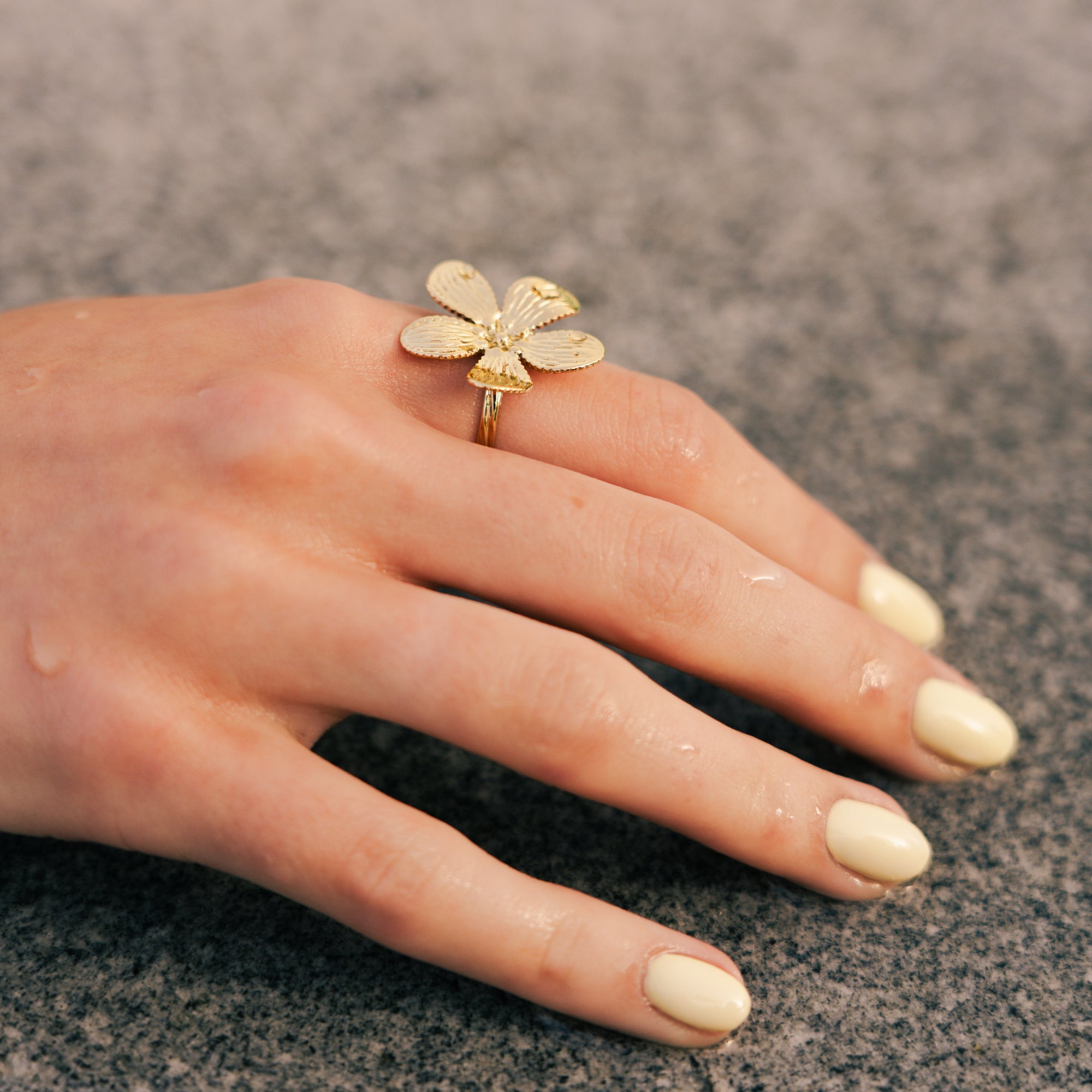 Vintage flower - OORBEL