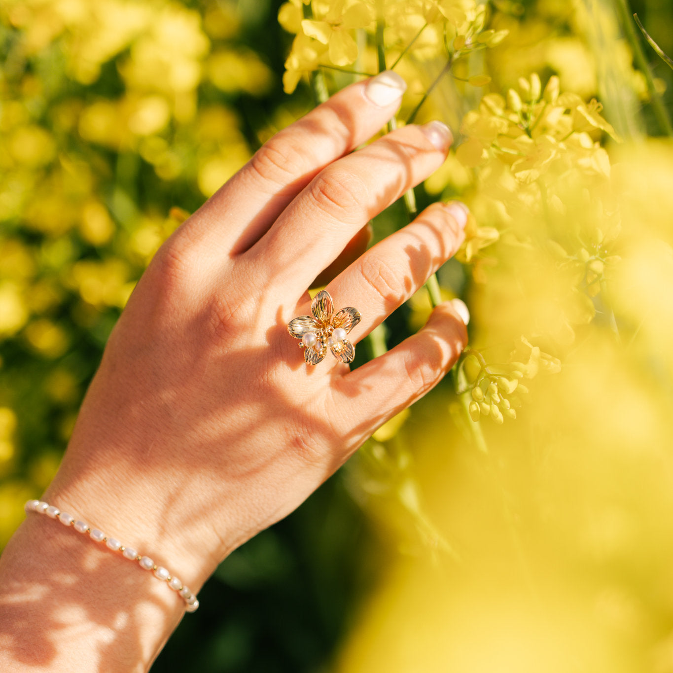 Flower pearl - RING