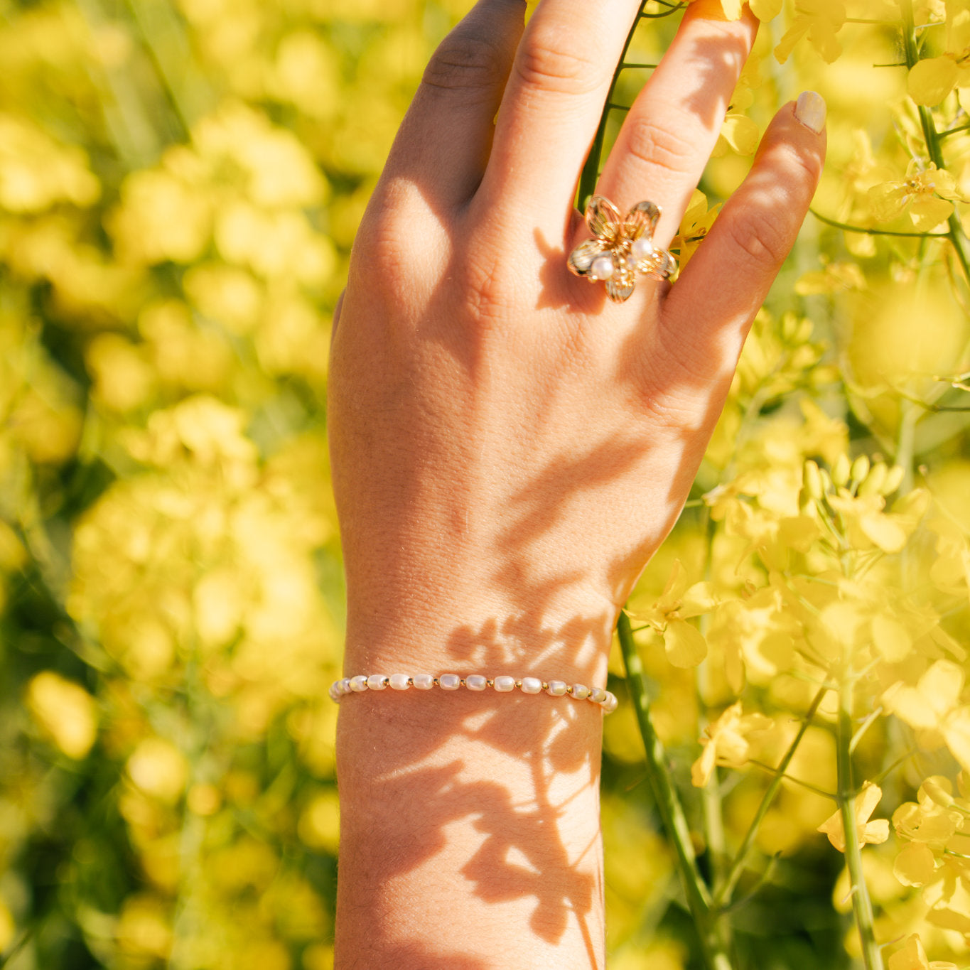 Elegant pearls - ARMBAND