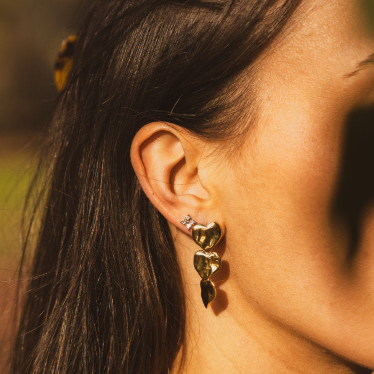 Vintage hearts - OORBEL