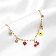 Cherry hearts - ENKELBANDJE