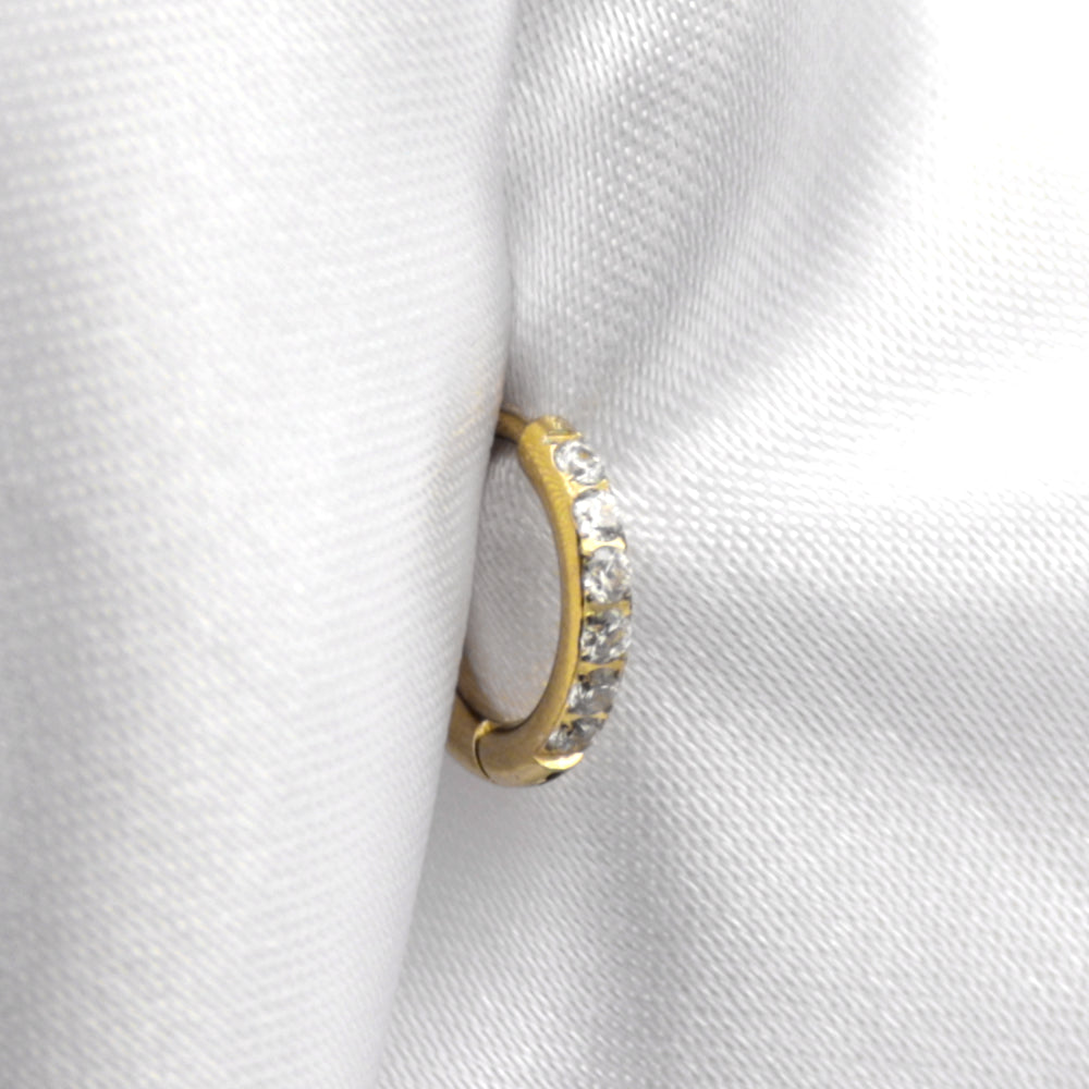 Diamond hoop - OORBEL