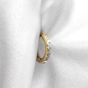 Diamond hoop - OORBEL