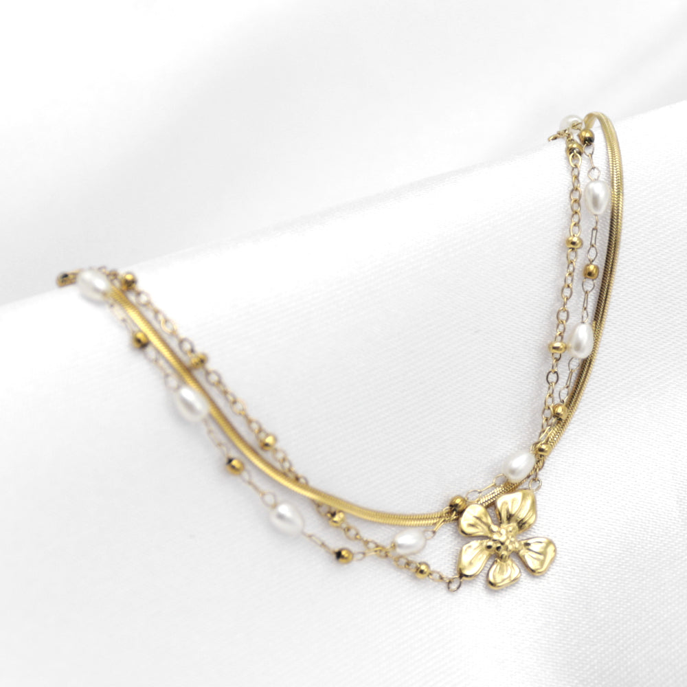 Double summer flower - ARMBAND
