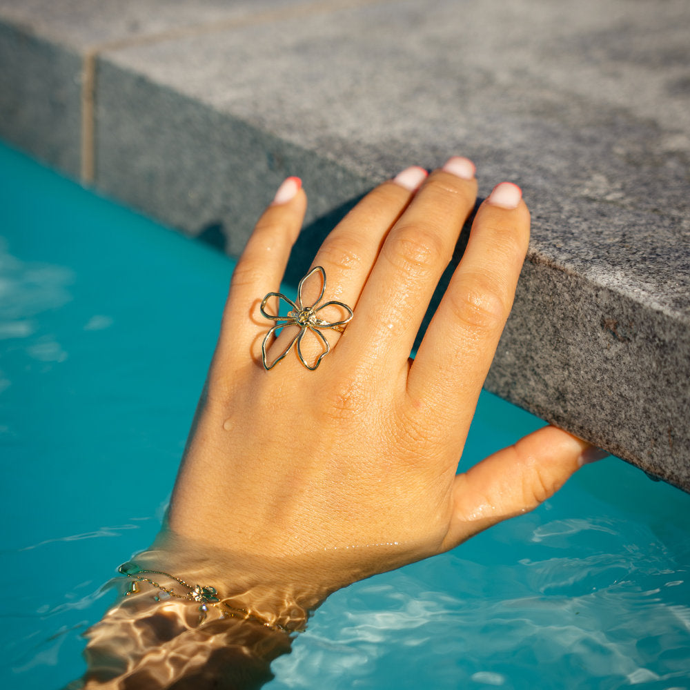 Elegant flower - RING