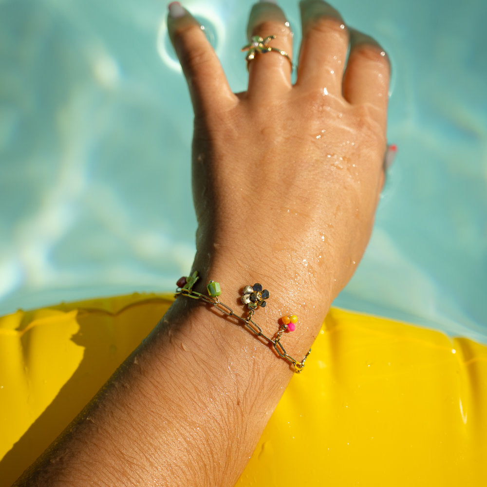 Multicoloured charms - ARMBAND