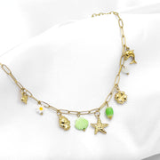Green summer charms - KETTING