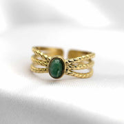 Green stone - RING