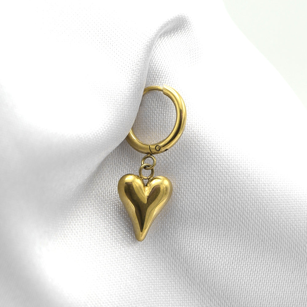 Heart hoop - OORBEL