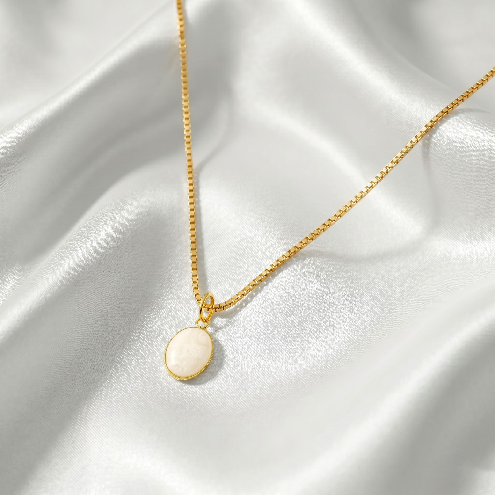 Moedermelk ovaal - KETTING