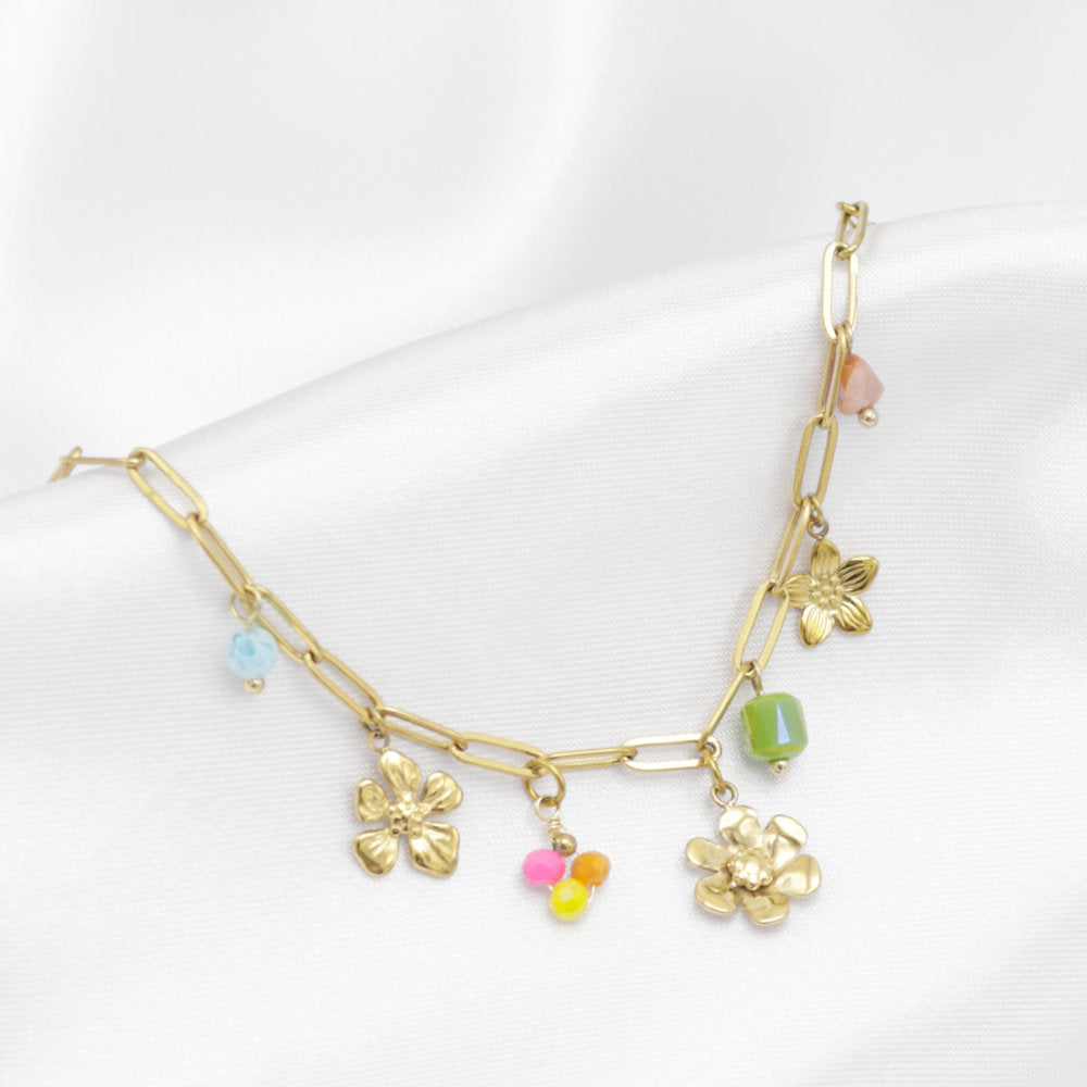 Multicoloured charms - ARMBAND