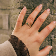 Elegant green stone - RING