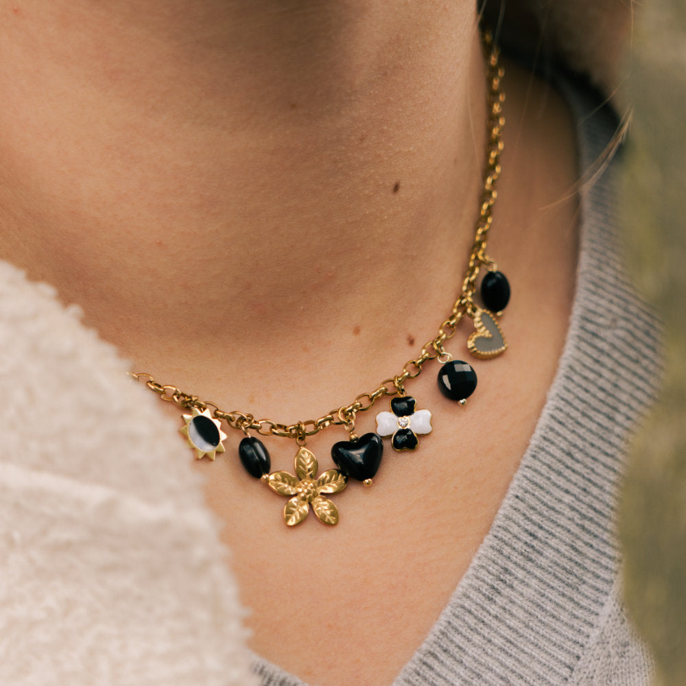 Black charms - KETTING