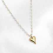 Pearl heart - KETTING