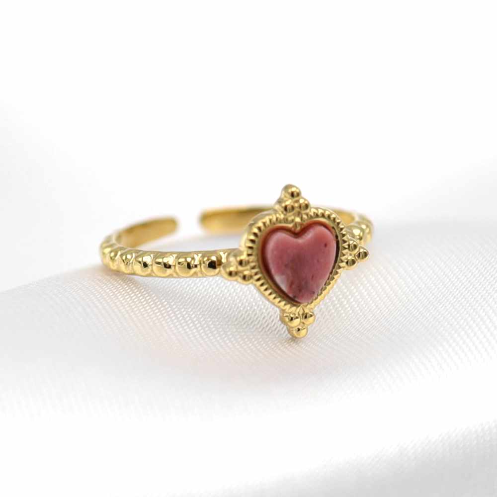Pink heart - RING