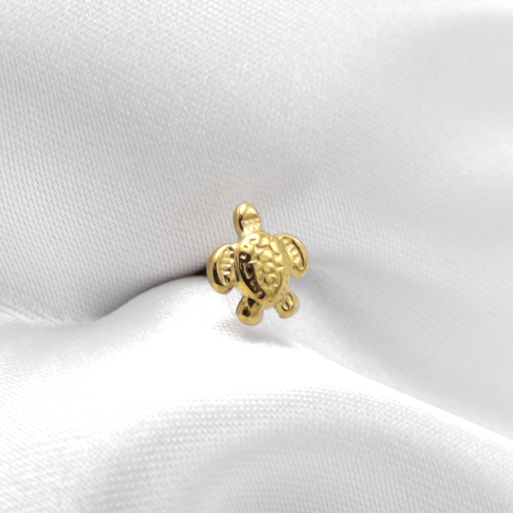 Tortoise stud - OORBEL