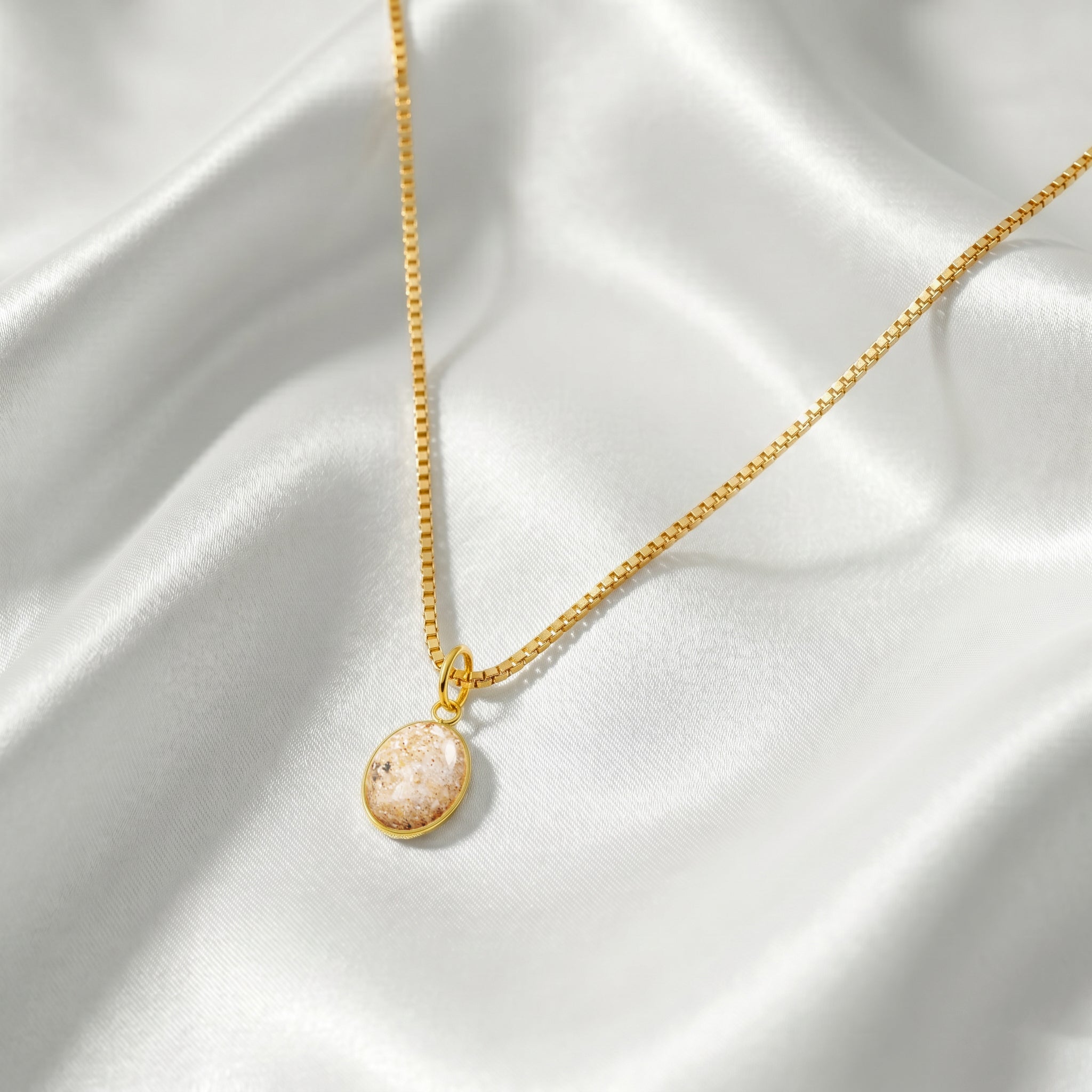 Herinnering ovaal - KETTING